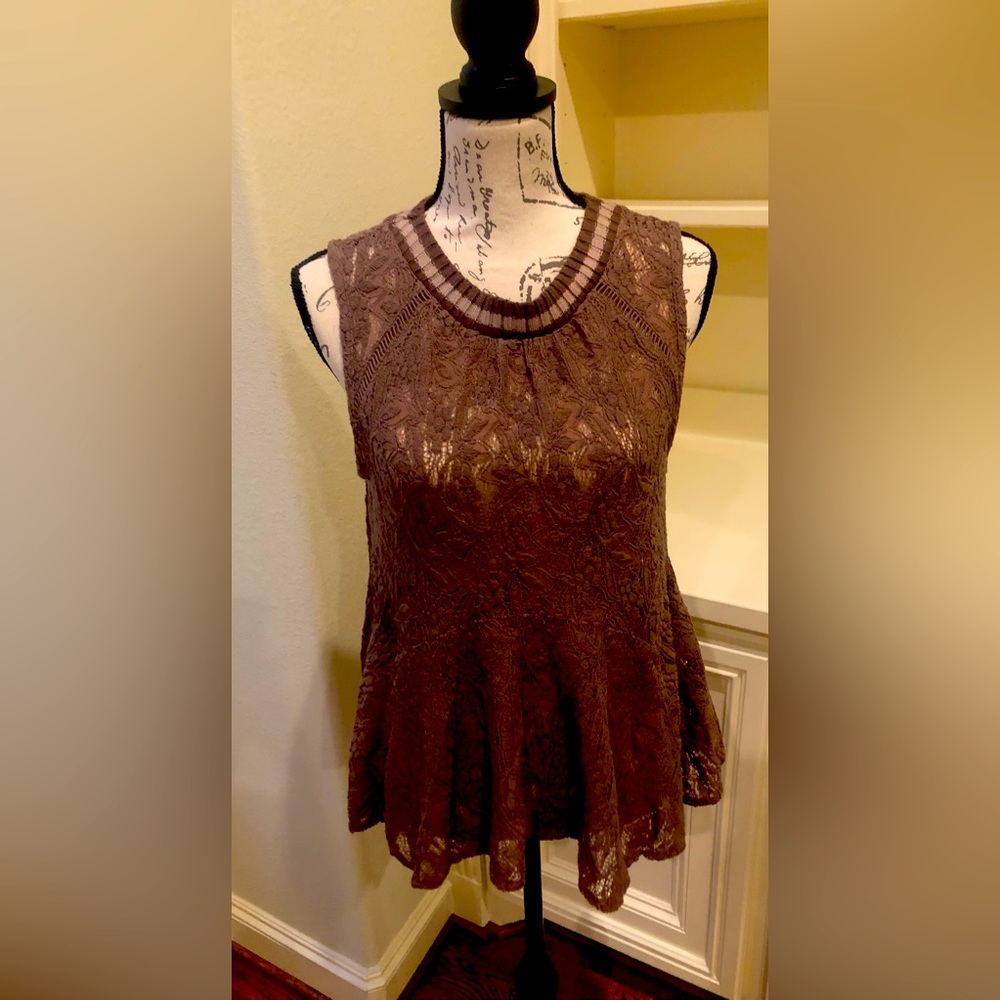 Boho Free People Tunic- Size Medium